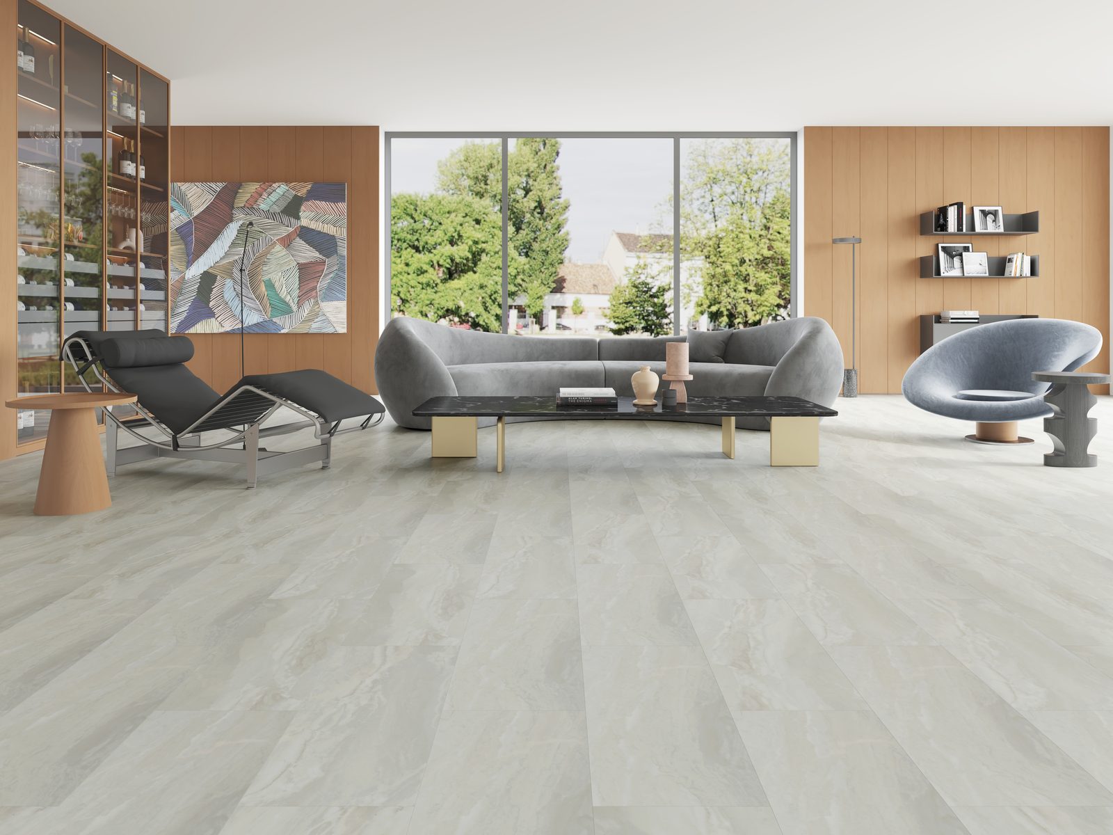 Uniq Stone Onyx Effect Tile Flooring Glacier Onyx
